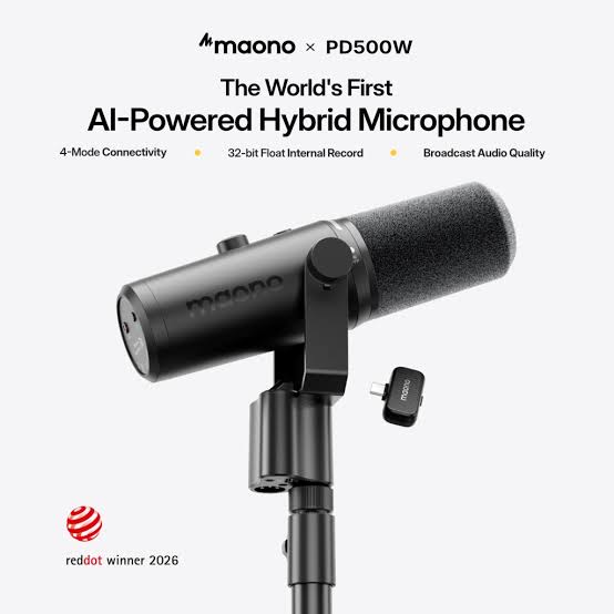 مائونو از اولین میکروفن هیبریدی مجهز به هوش مصنوعی جهان رونمایی کرد