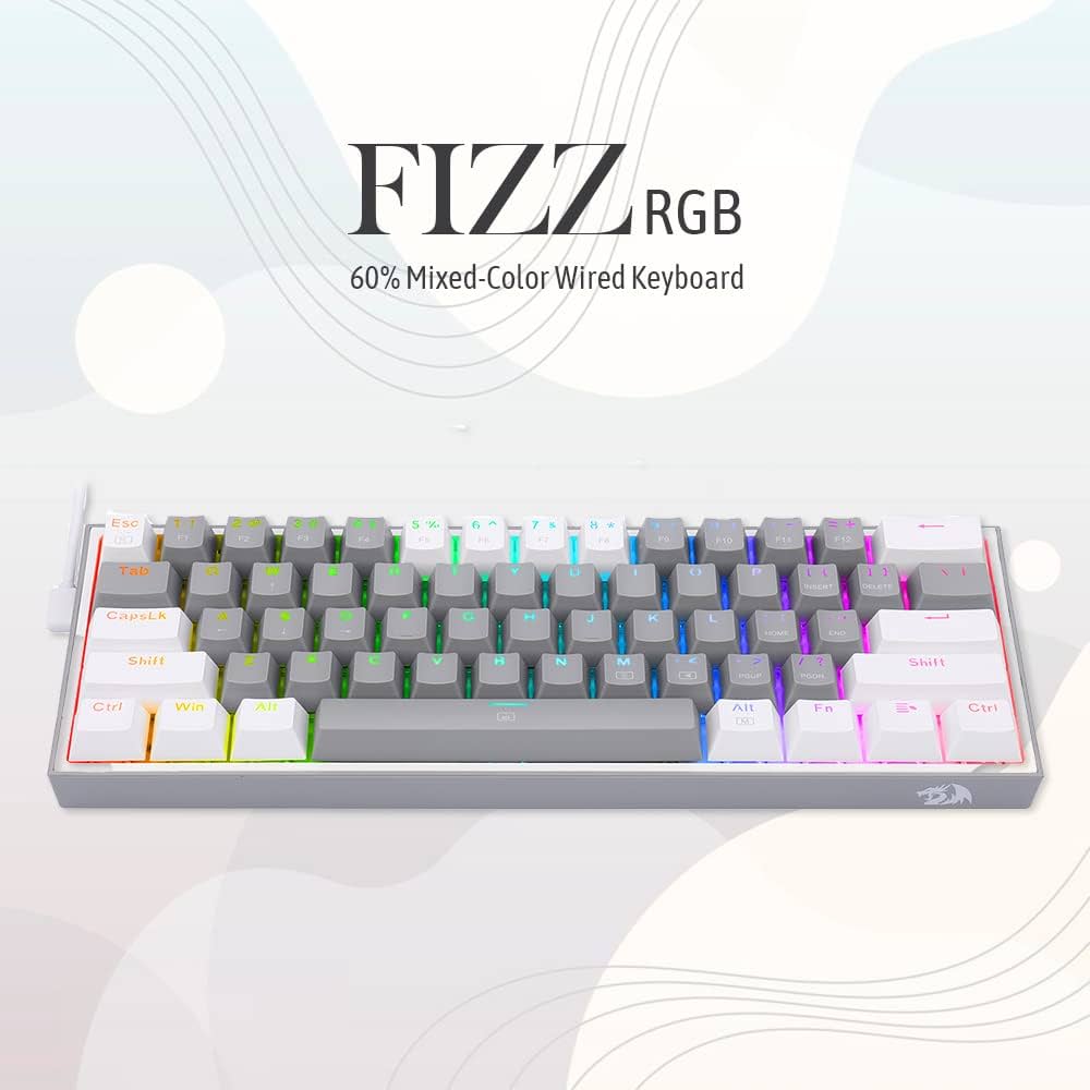 کیبورد گیمینگ ردراگون مدل K617 FIZZ