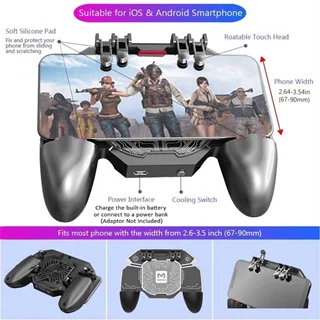 دسته بازی Pubg ممو مدل DL100 همراه با پد سیلیکونی اضافه