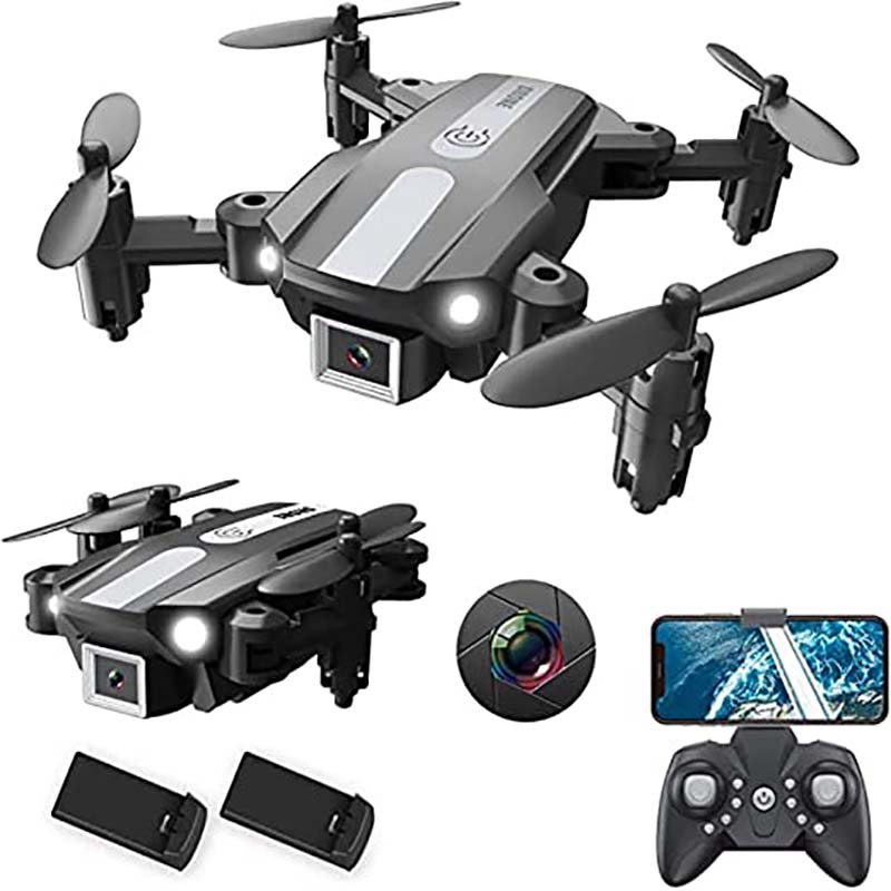 پهپاد Wipkviey T25 MINI برای بزرگسالان، دوربین HD 1080P، انتقال وای فای FPV، چرخش 3 بعدی - مشکی (موجود در انبار)